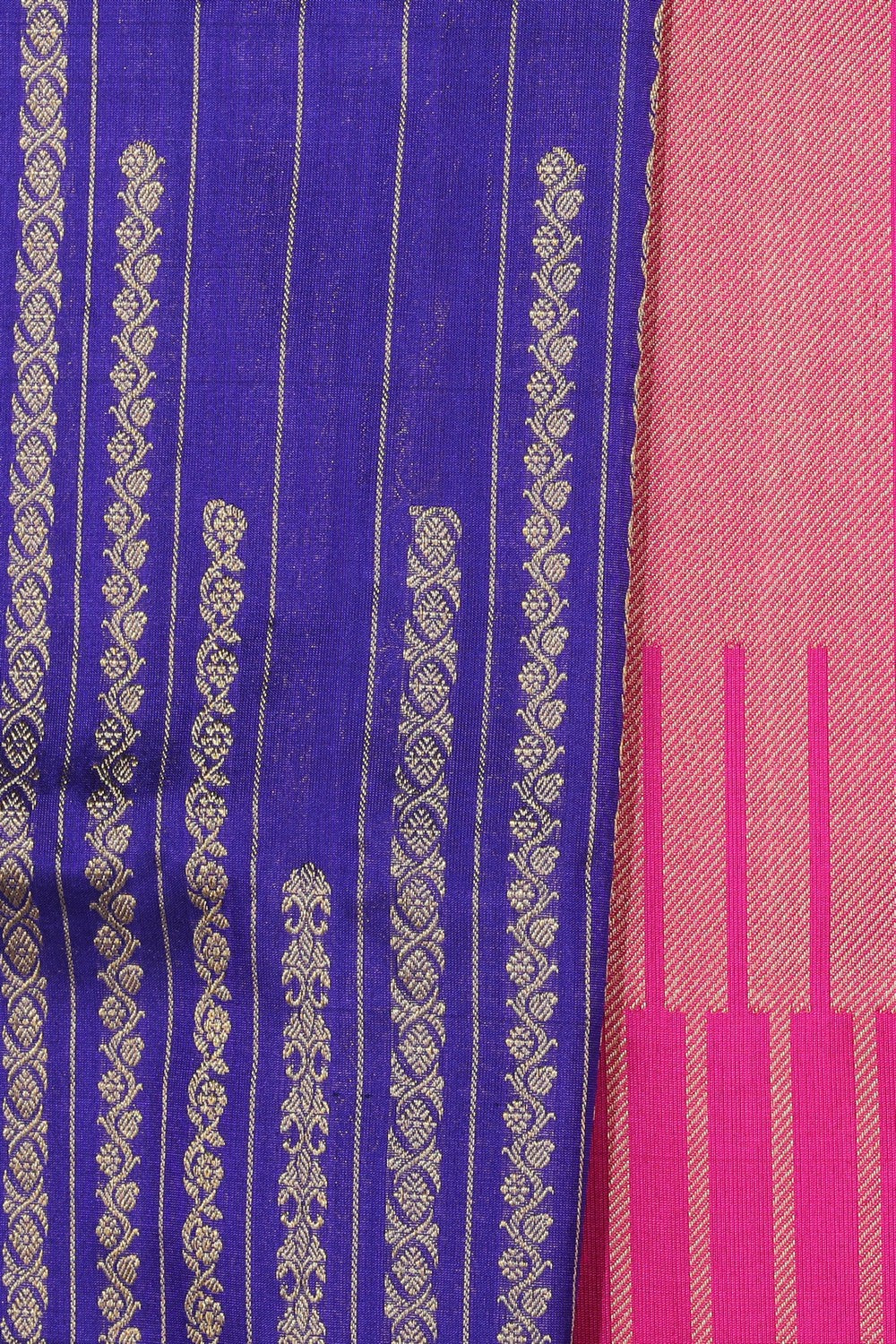 Image of Venkatagiri Silk Purple Saree